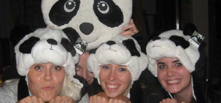 China Pandas Volunteers Fun