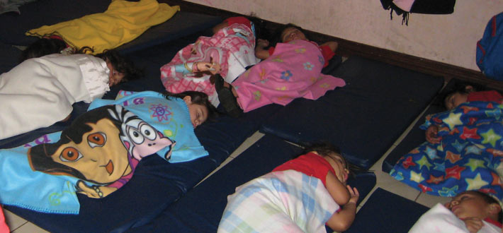 Costa Rica Kids Sleeping