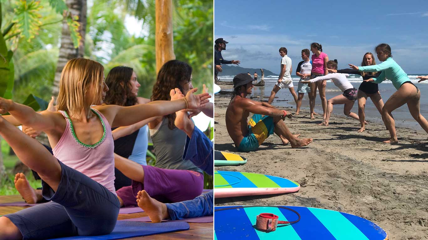 Surf & Yoga i Costa Rica
